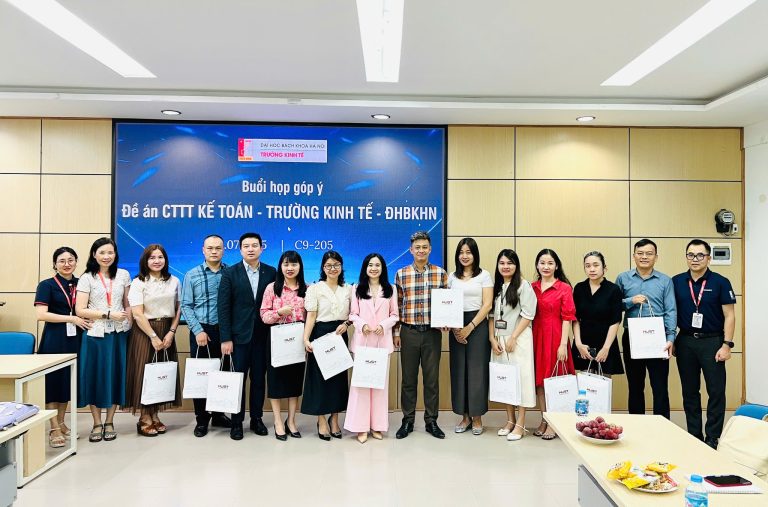 RECAP CUỘC HỌP LẤY Ý KIẾN DOANH NGHIỆP VỀ CHƯƠNG TRÌNH ĐÀO TẠO TIÊN TIẾN NGÀNH KẾ TOÁN