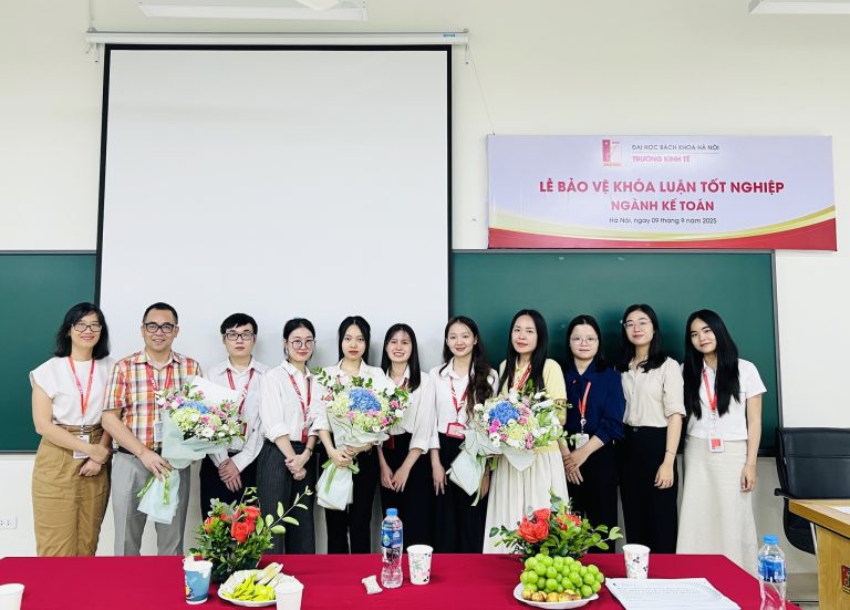 Lễ bảo vệ Khóa luận Tốt nghiệp kỳ 2024.3 chính thức khai mạc tại Trường Kinh tế – HUST