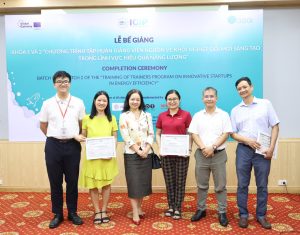 Giảng viên Trường Kinh tế tham gia đào tạo giảng viên nguồn về khởi nghiệp đổi mới sáng tạo trong lĩnh vực hiệu quả năng lượng