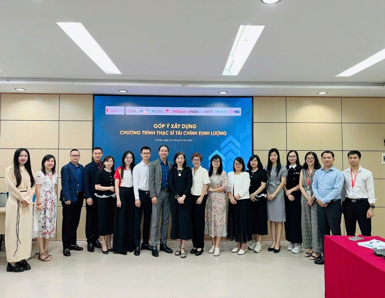 Seminar góp ý xây dựng Chương trình đào tạo Thạc sĩ Tài chính Định lượng từ các nhà tuyển dụng hàng đầu