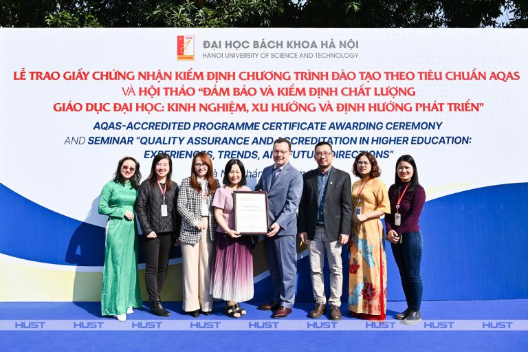 Chương trình Phân tích Kinh doanh (Business Analytics) – Trường Kinh tế, Đại học Bách khoa Hà Nội chính thức nhận Giấy chứng nhận kiểm định chất lượng quốc tế AQAS