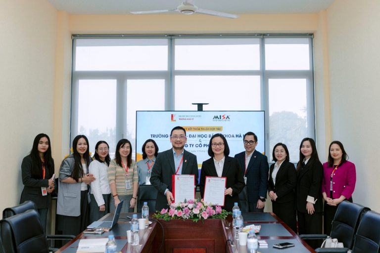 LỄ KÝ KẾT THỎA THUẬN HỢP TÁC CHIẾN LƯỢC GIỮA TRƯỜNG KINH TẾ – ĐẠI HỌC BÁCH KHOA HÀ NỘI VÀ CÔNG TY CỔ PHẦN MISA