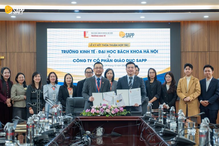 [RECAP] LỄ KÝ KẾT THỎA THUẬN HỢP TÁC GIỮA TRƯỜNG KINH TẾ VÀ SAPP ACADEMY